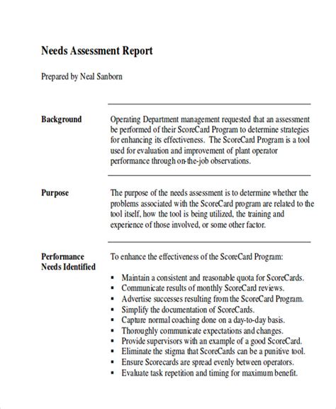 Monthly Student Assessment Report Templates at