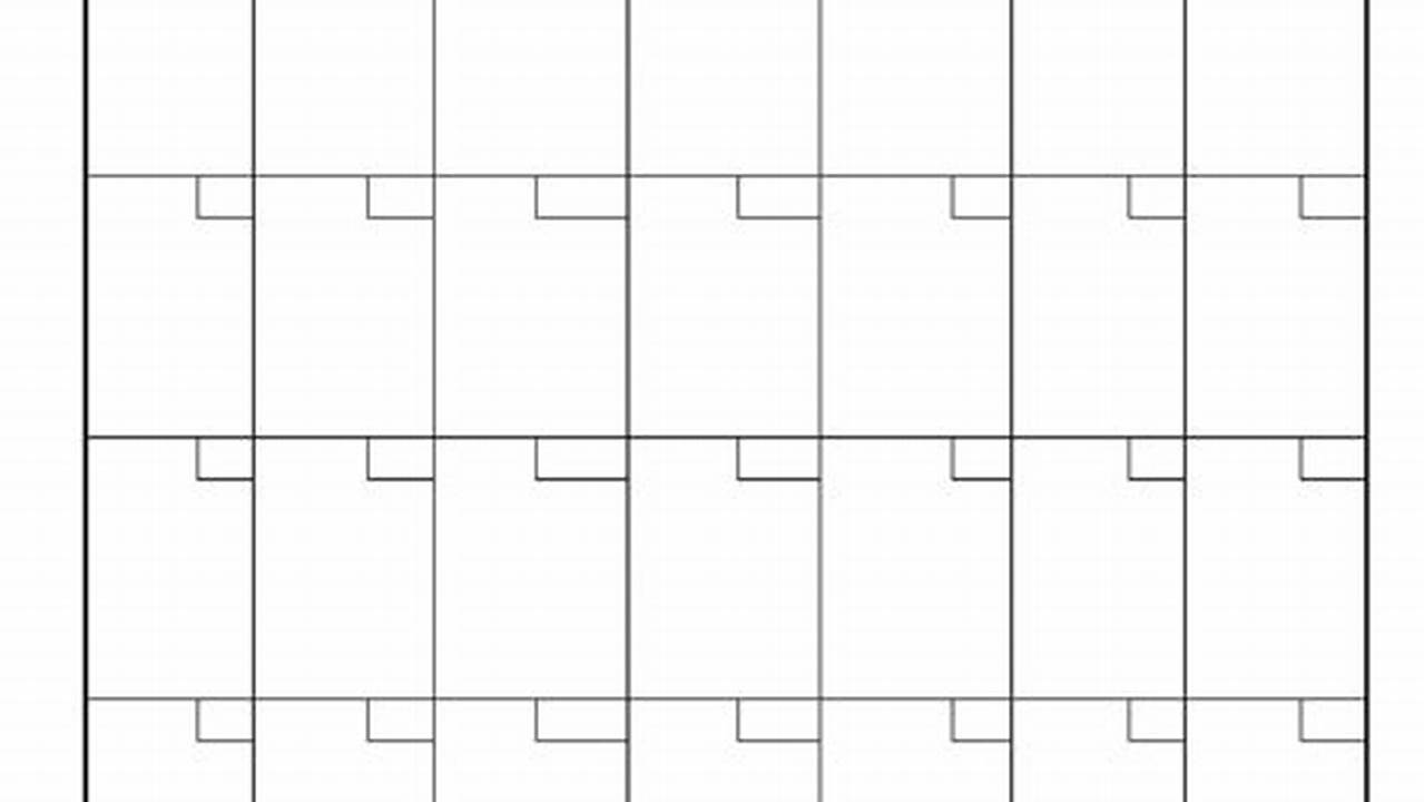 Assignment Calendar Template
