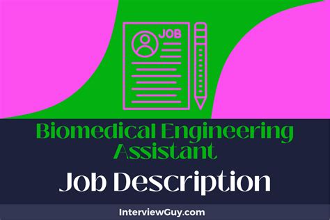 Assistant Professor Biomedical Engineering Description
