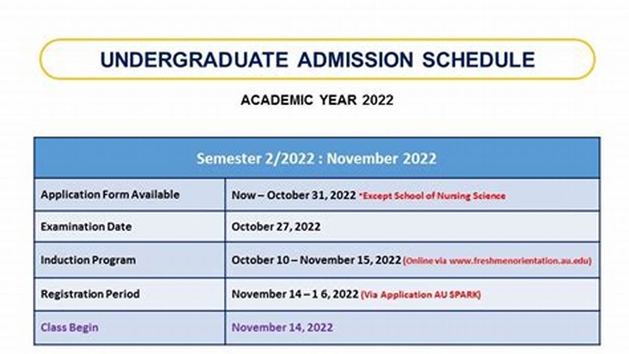 Assumption University Spring 2024 Calendar