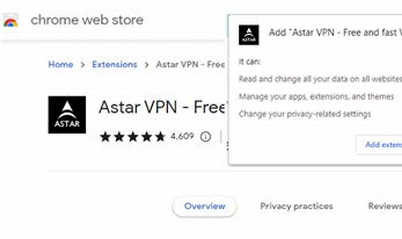 Astar Vpn Chrome Extension
