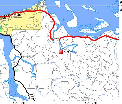 Astoria Oregon Zip Code Map