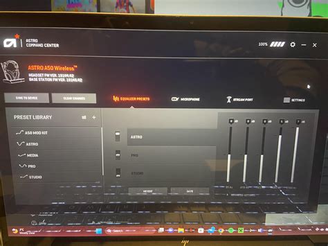 Astro A50 Firmware Update Optimization