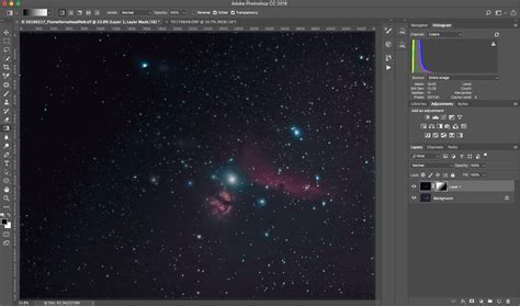 Astrophotography post processing