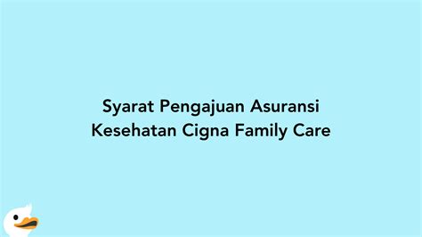Asuransi Cigna Family Care