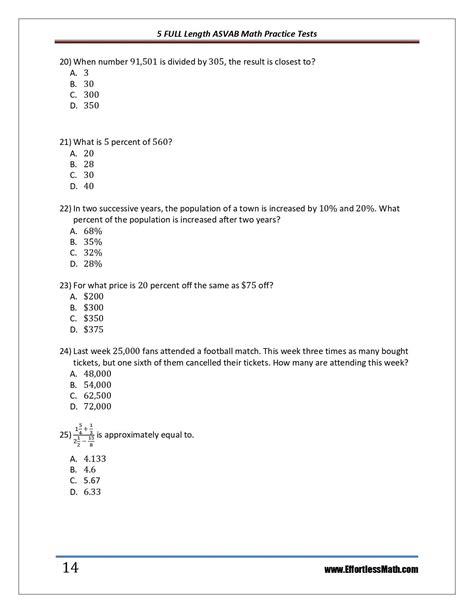 Asvab Practice Test Pdf 2022 Printable