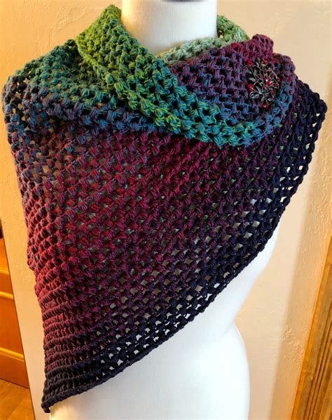 Asymmetrical Crochet Shawl