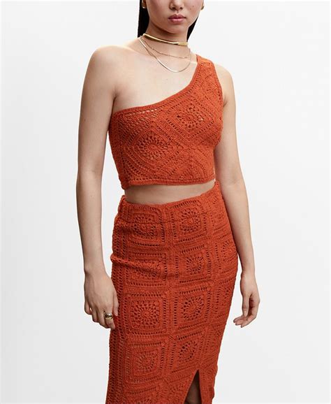 Asymmetrical Crochet Top