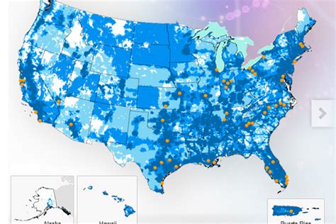 AT&T HiRes 3G Coverage Map (US Only)