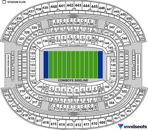 Cowboys Stadium Seating Chart Virtual Review Home Decor