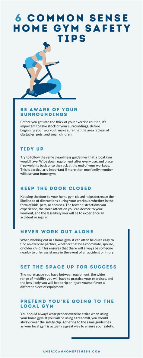 At-home workout safety tips