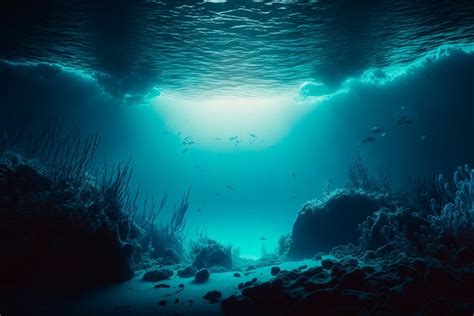 At the bottom of the ocean