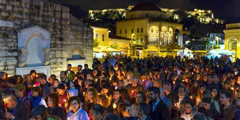 Athens In Easter