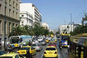 Athens traffic