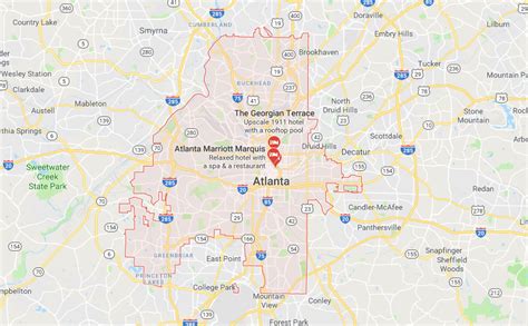 Atlanta Georgia Map Google