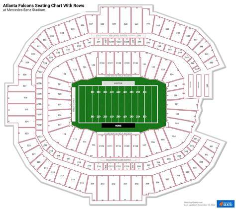 Atlanta Falcons Seating Chart With Rows