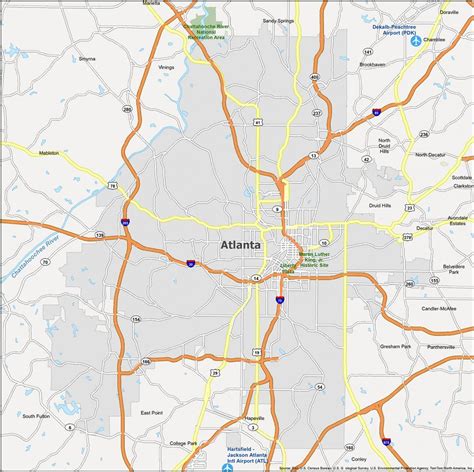 JUDGMENTAL MAPS Atlanta, GA by An Honest Atlantan Copr. 2015 An...