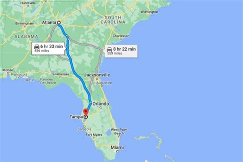 Map From Atlanta To Orlando Zip Code Map