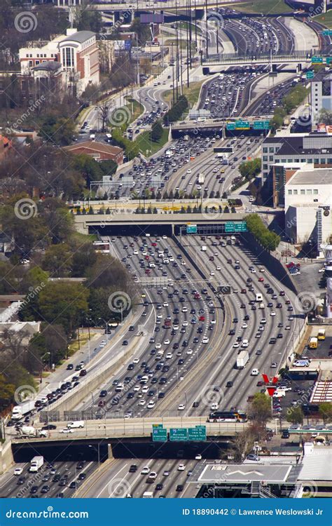 Atlanta midday traffic