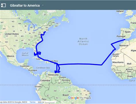 Atlantic Ocean crossing