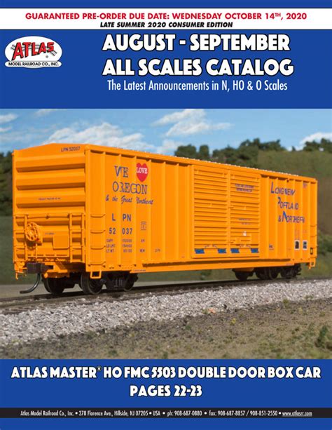 Atlas Model Railroad Catalog