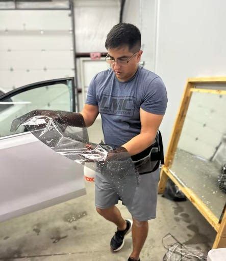 Atomic Window Tint Application Process
