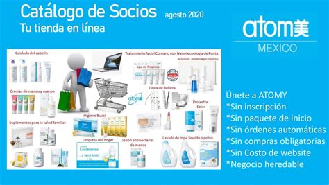 Atomy Mexico Catalogo