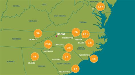 33 Boone North Carolina Map Maps Database Source