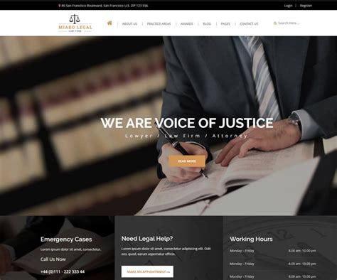 Attorney Website Templates
