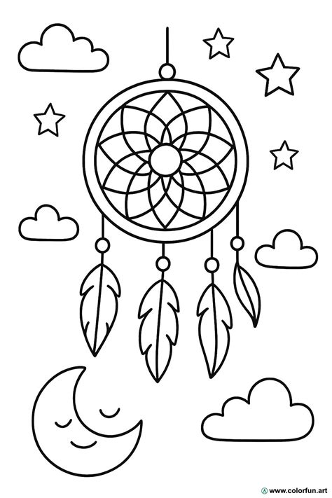 Attrape Reve Coloriage