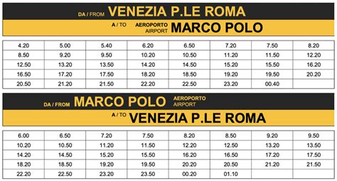 Atvo Express Bus schedule