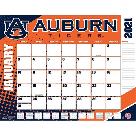 Auburn Athletics Calendar