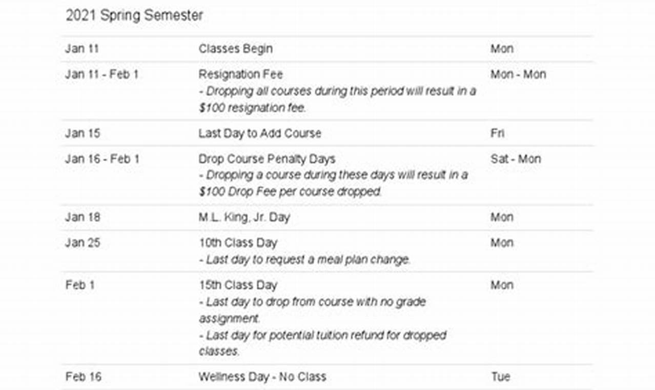 Auburn University 2024 2025 Academic Calendar