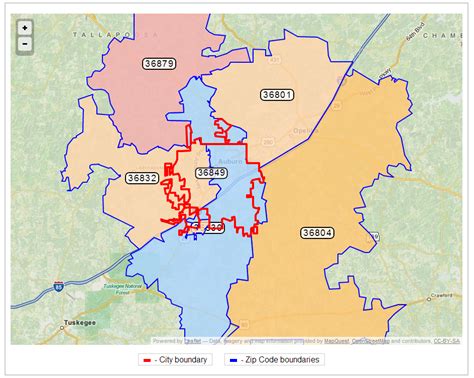 Alabama zip codes map lists the zip codes of all the towns and cities