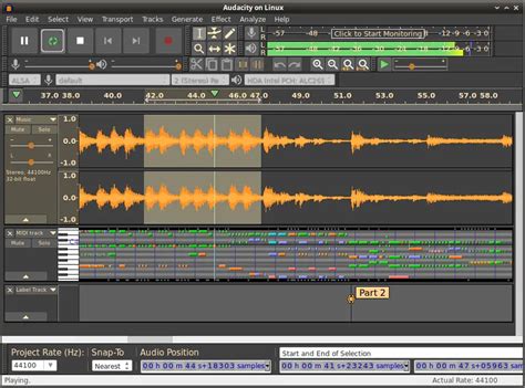 Audacity Music Mixing App Image