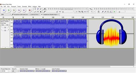 Audacity audio editing software