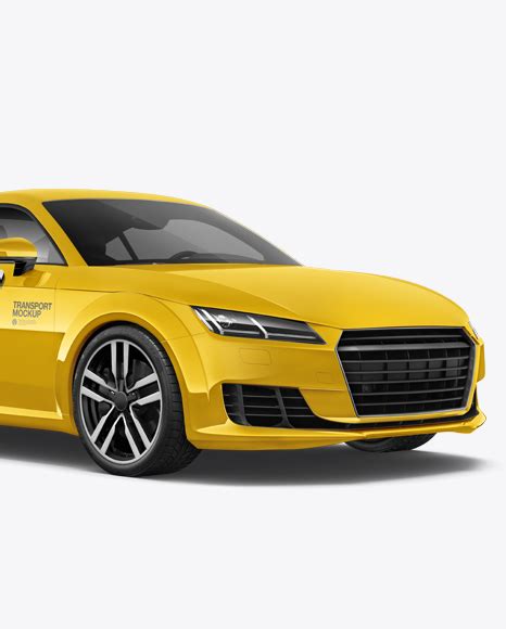 Audi TT Mockup Half Side View