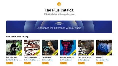 Audible.plus Catalog
