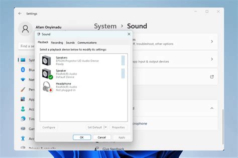Audio Settings