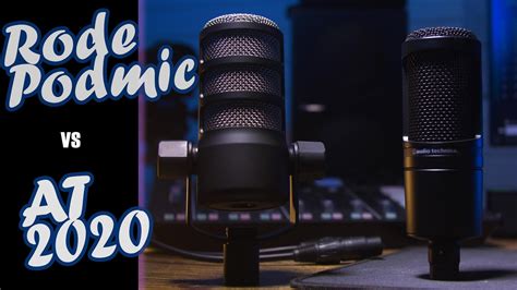 Battle of the Mics: Unleashing the Powerhouse Duo – Audio Technica At2020 vs. Rode Podmic