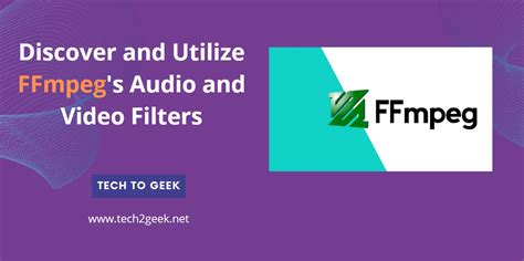 Audio and Video Filters