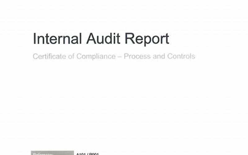 Audit Internal Report
