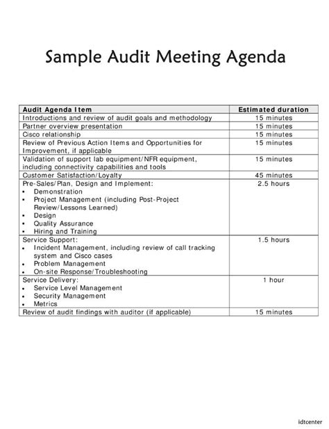 Audit Committee Meeting Agenda In 2023