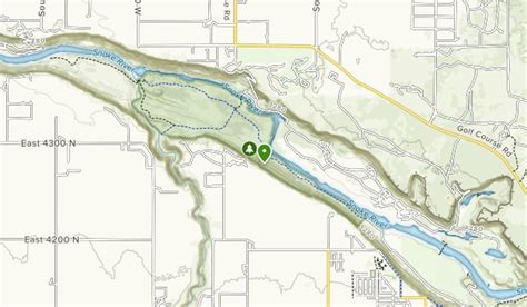 Map Auger Falls Via Griffin (East Side) Andy