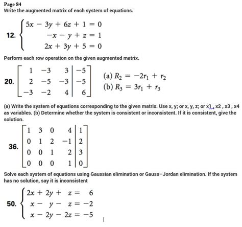 Augmented Matrix Calculator