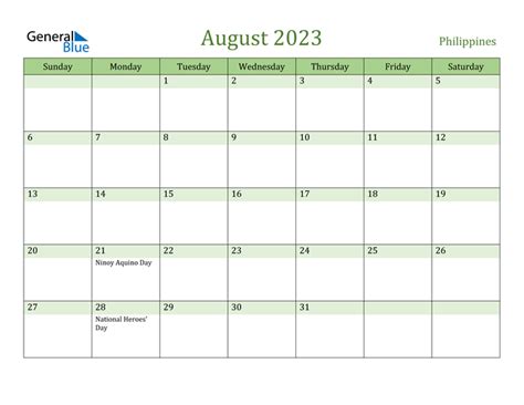 2022 philippines calendar with holidays 2022 year at a glance