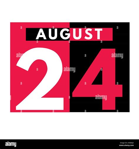 August 24 Calendar