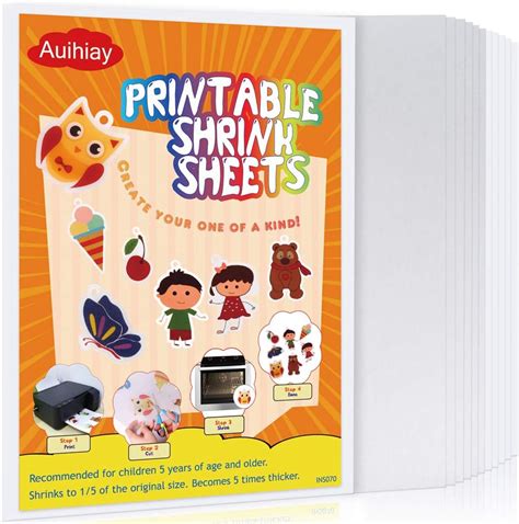 Auihiay Printable Shrink Sheets
