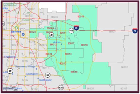 Aurora Colorado Zip Code