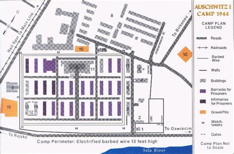 Auschwitz Birkenau Map